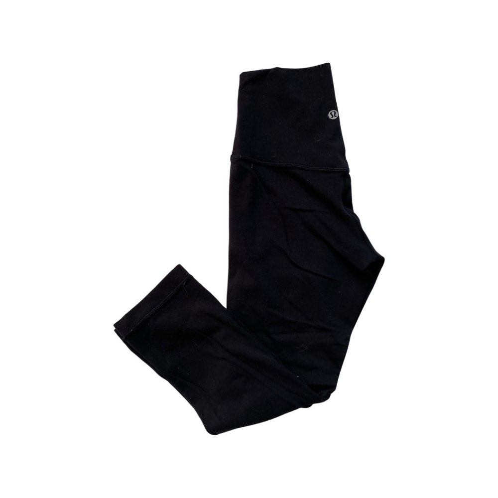 Lululemon Black Cropped Align Leggings size 2